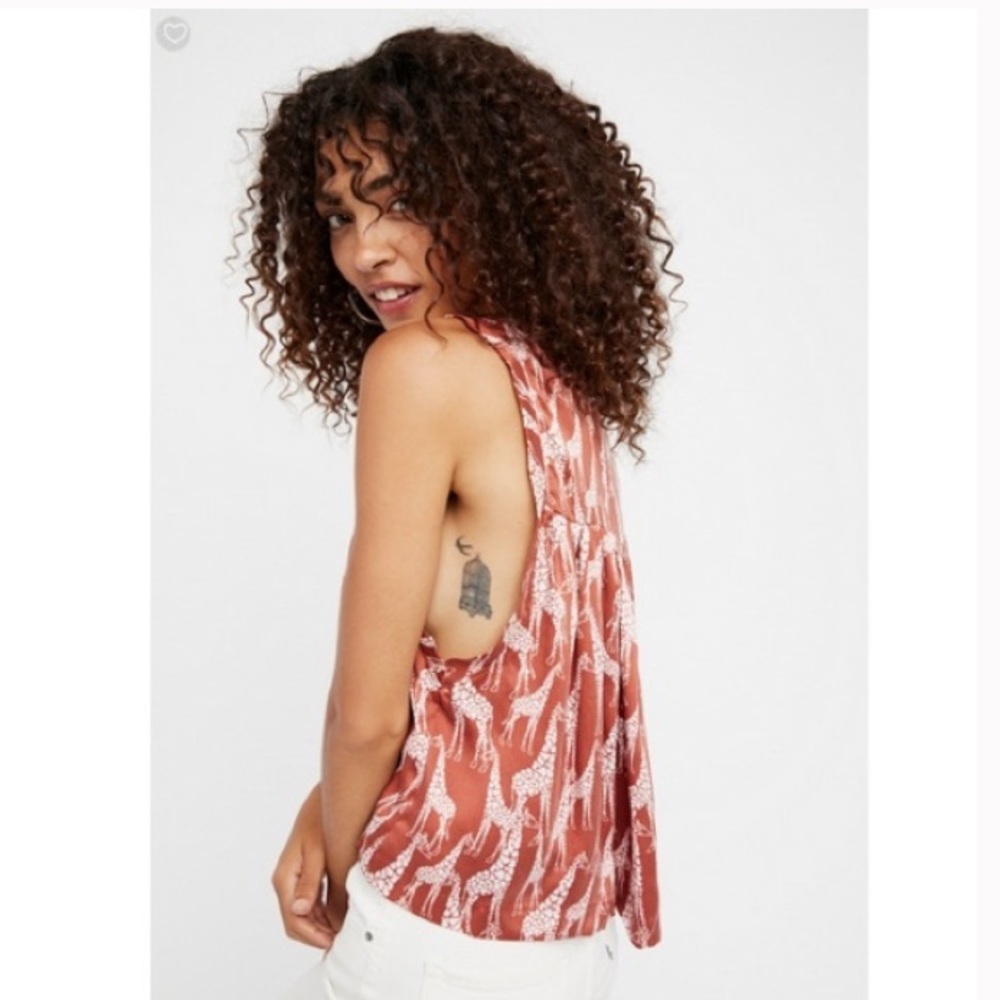 Free People Silk Top NWOT